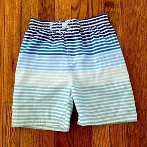 Ruggedbutts stripe swim trunks- size 7